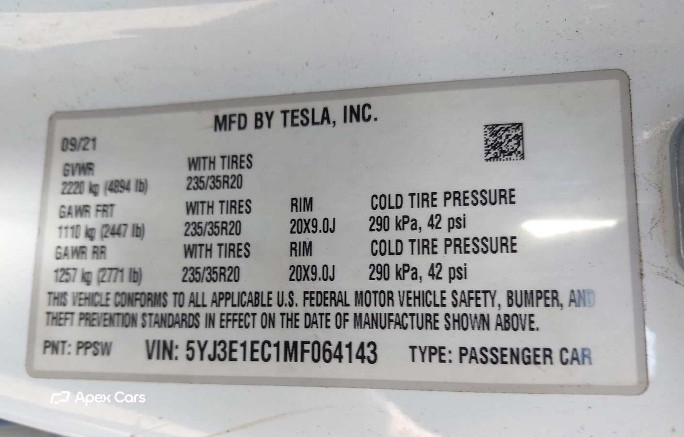 Tesla Model 3 2021