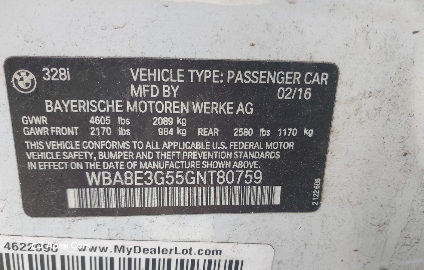 BMW Series 3 2016