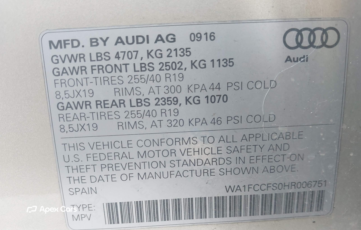 Audi Q3 2017