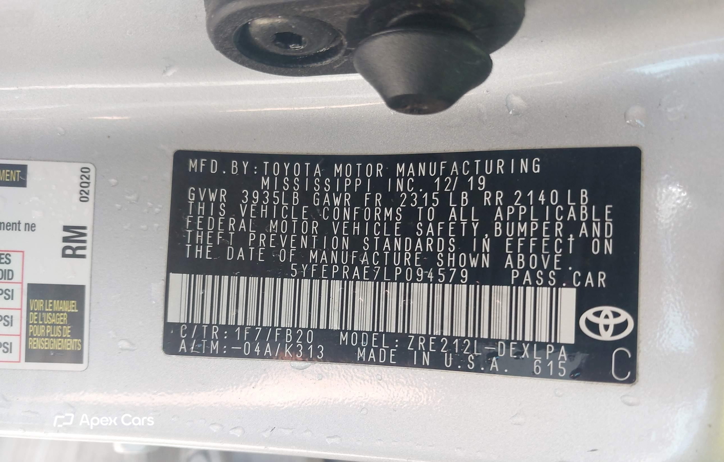 Toyota Corolla 2020