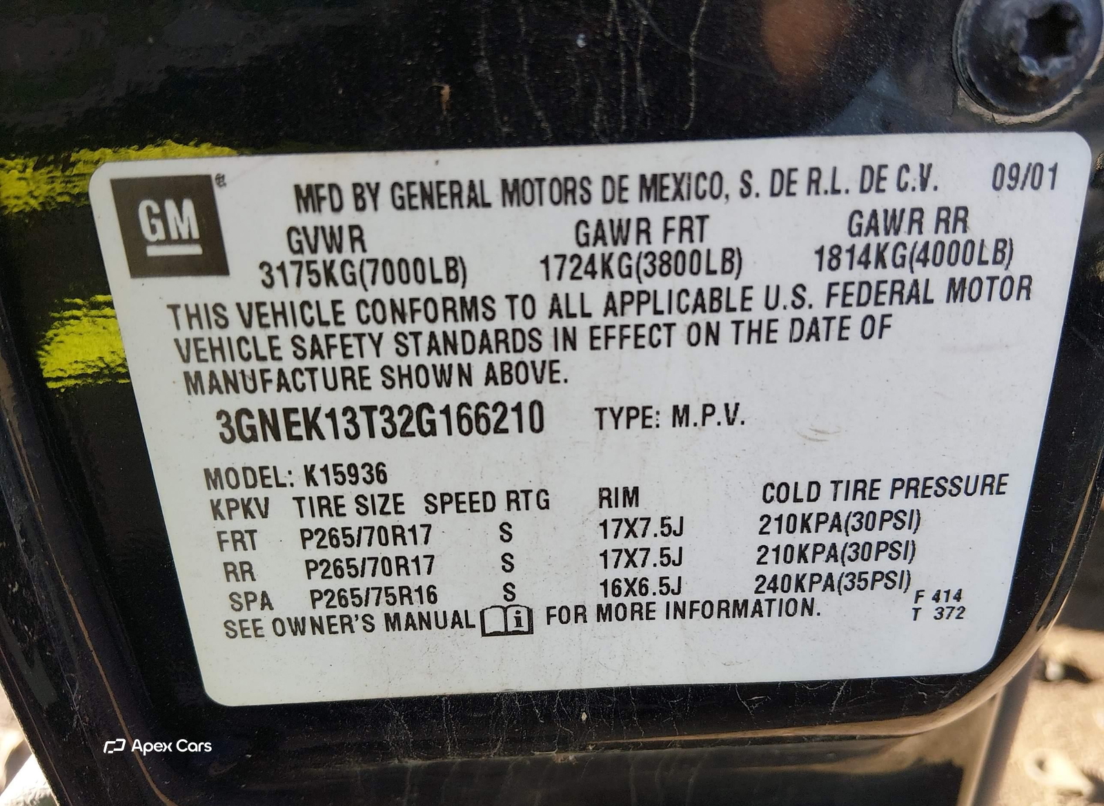 Chevrolet Avalanche 2002