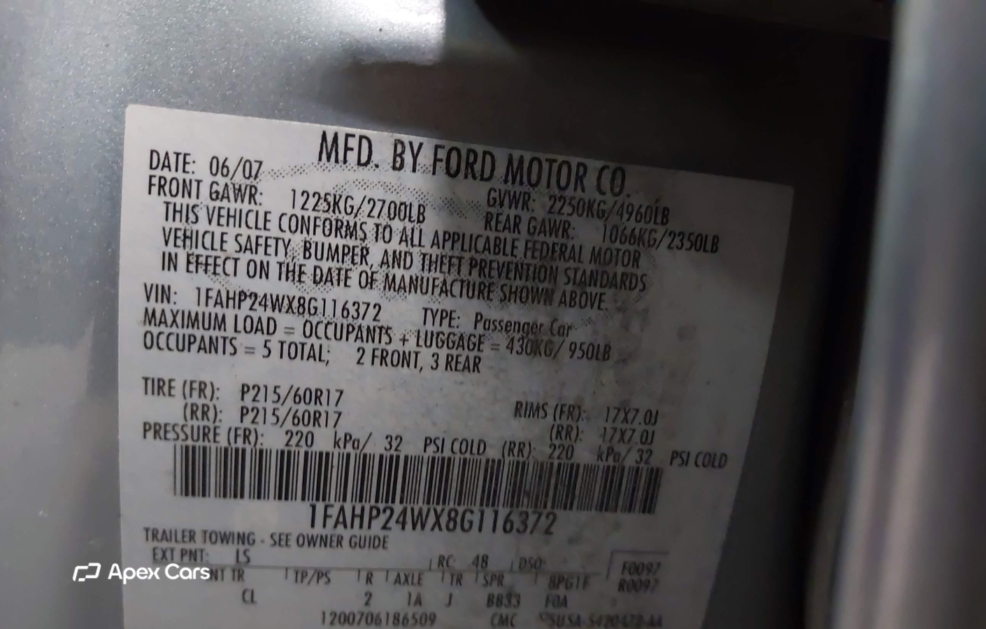 Ford Taurus 2008
