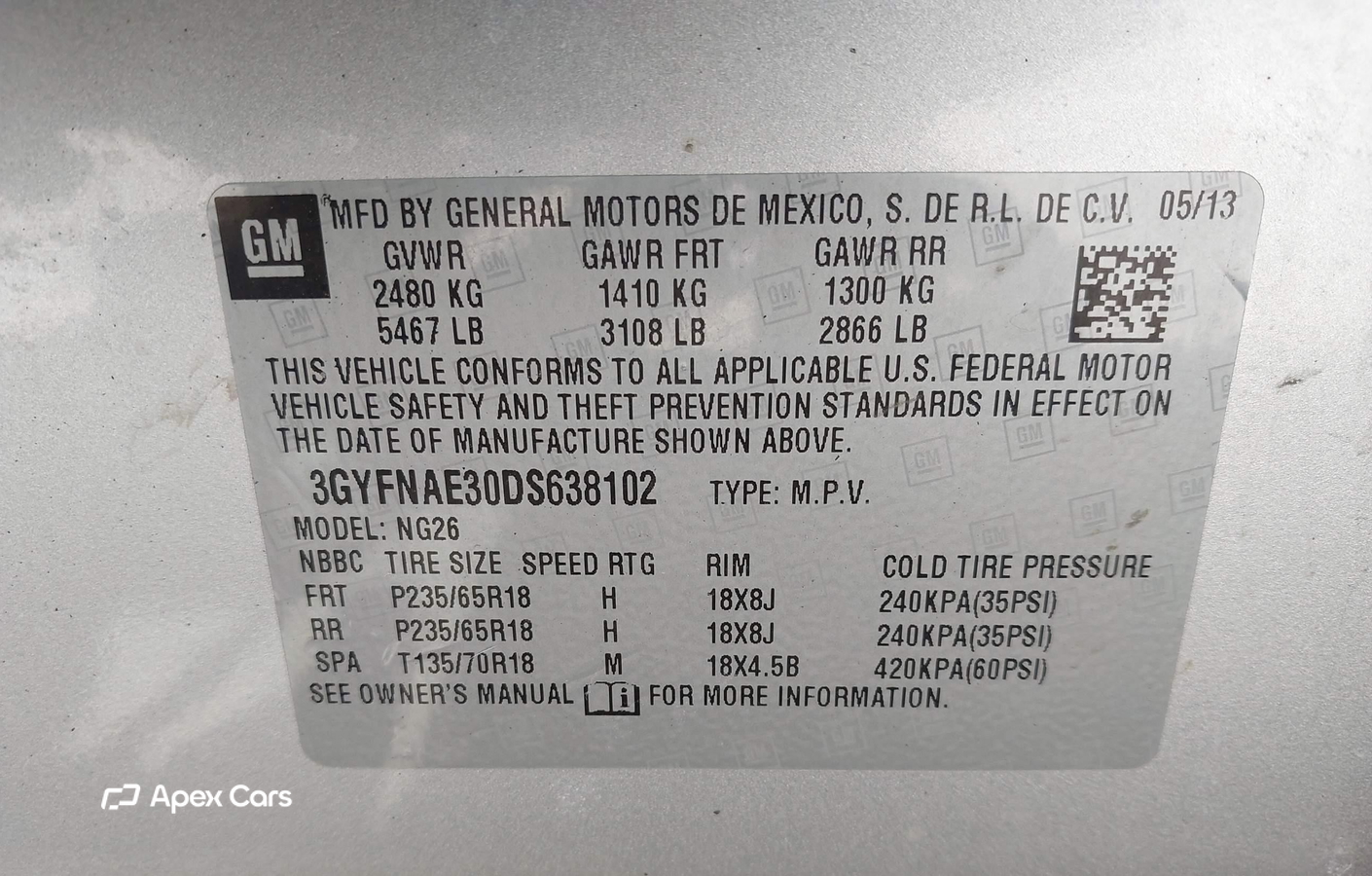 Cadillac SRX 2013
