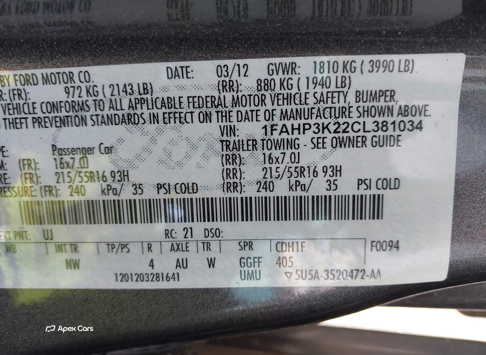 Ford Focus 2012