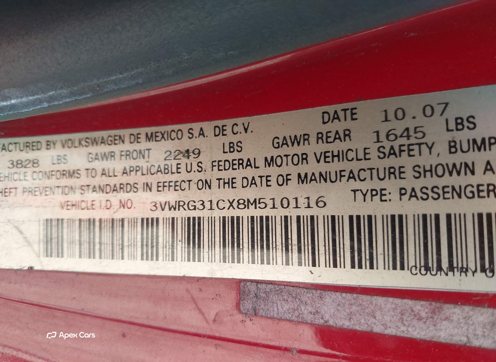 Volkswagen Beetle 2008