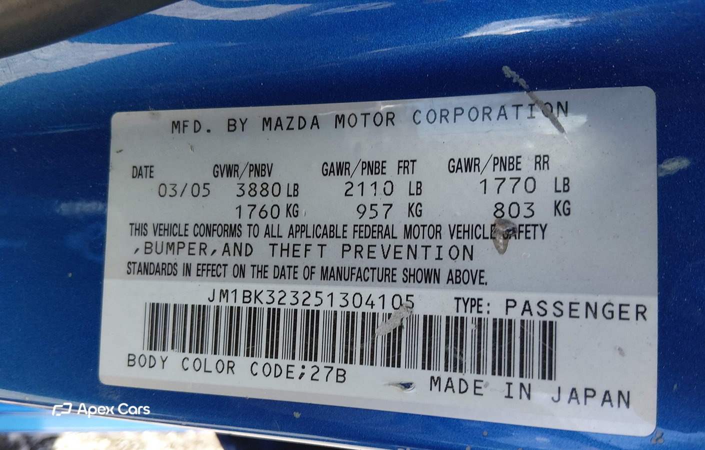 Mazda 3 2005