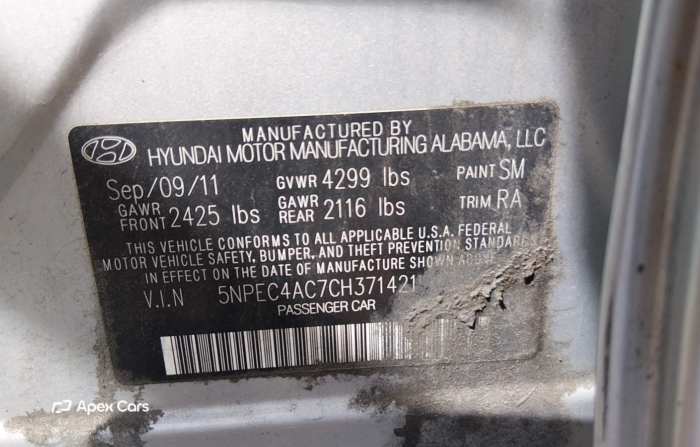 Hyundai Sonata 2012