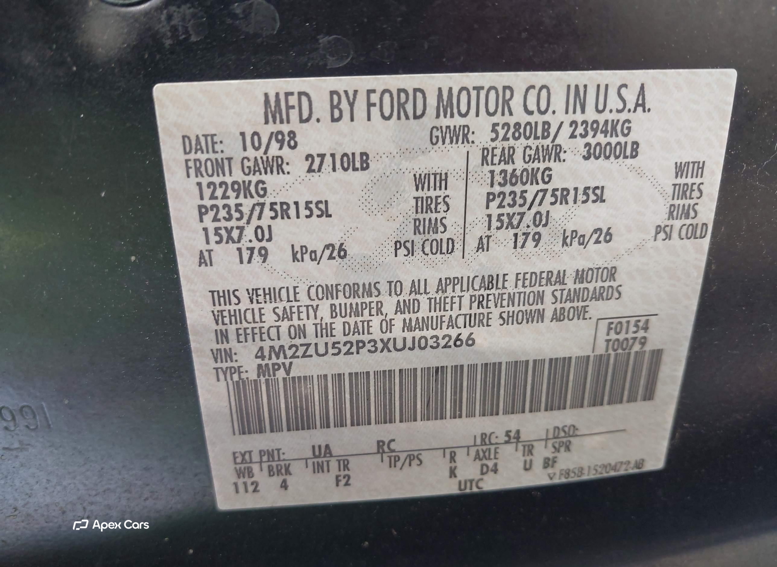 Mercury Mountaineer 1999