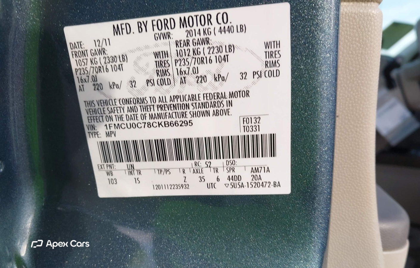 Ford Escape 2012