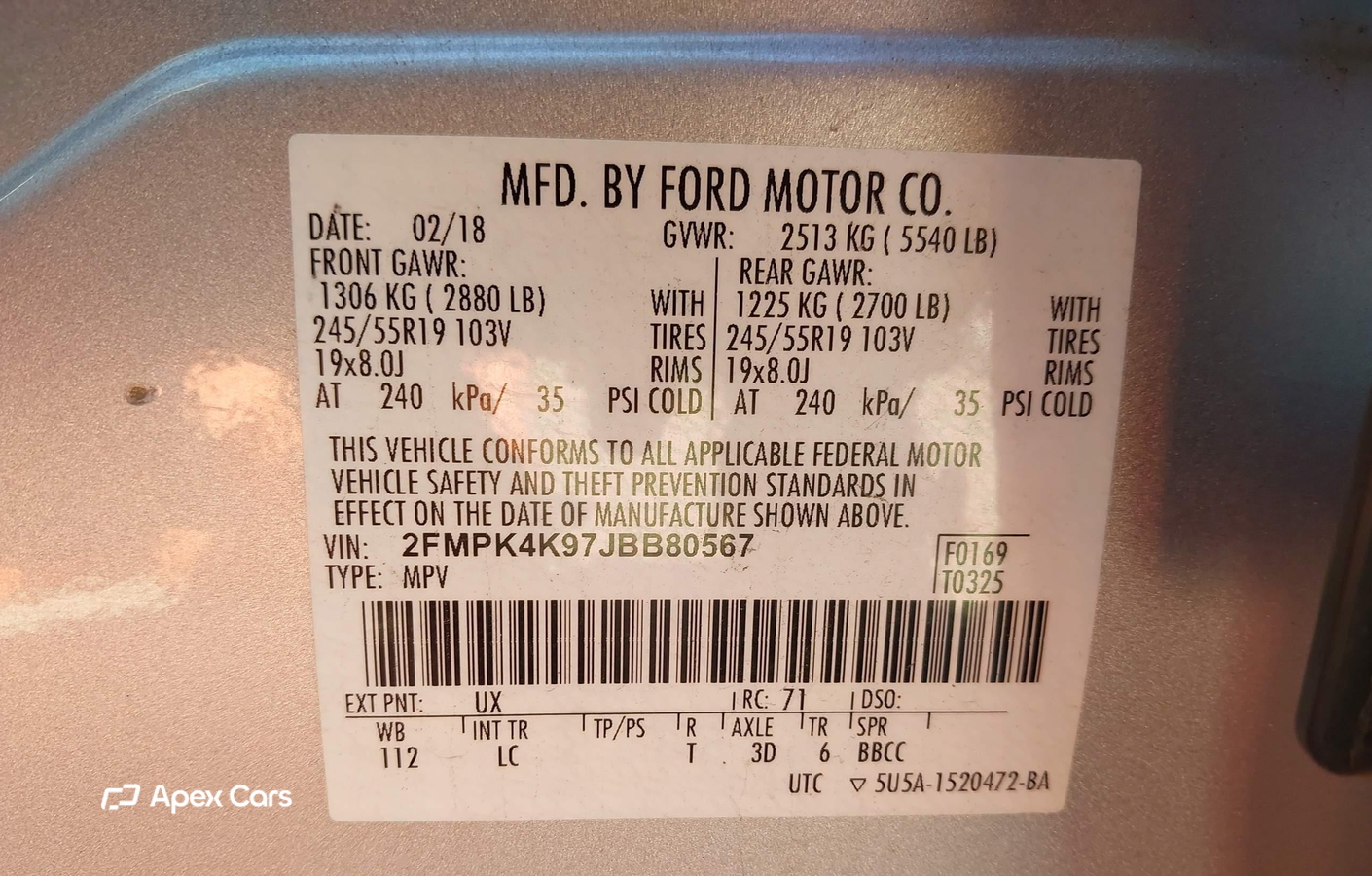 Ford Edge 2018
