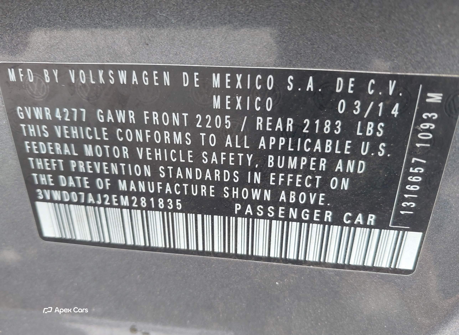 Volkswagen Jetta 2014