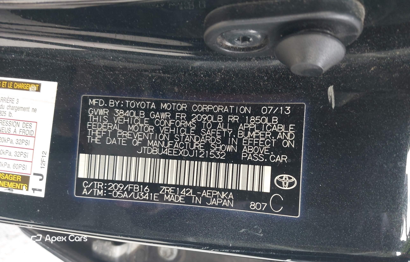 Toyota Corolla 2013