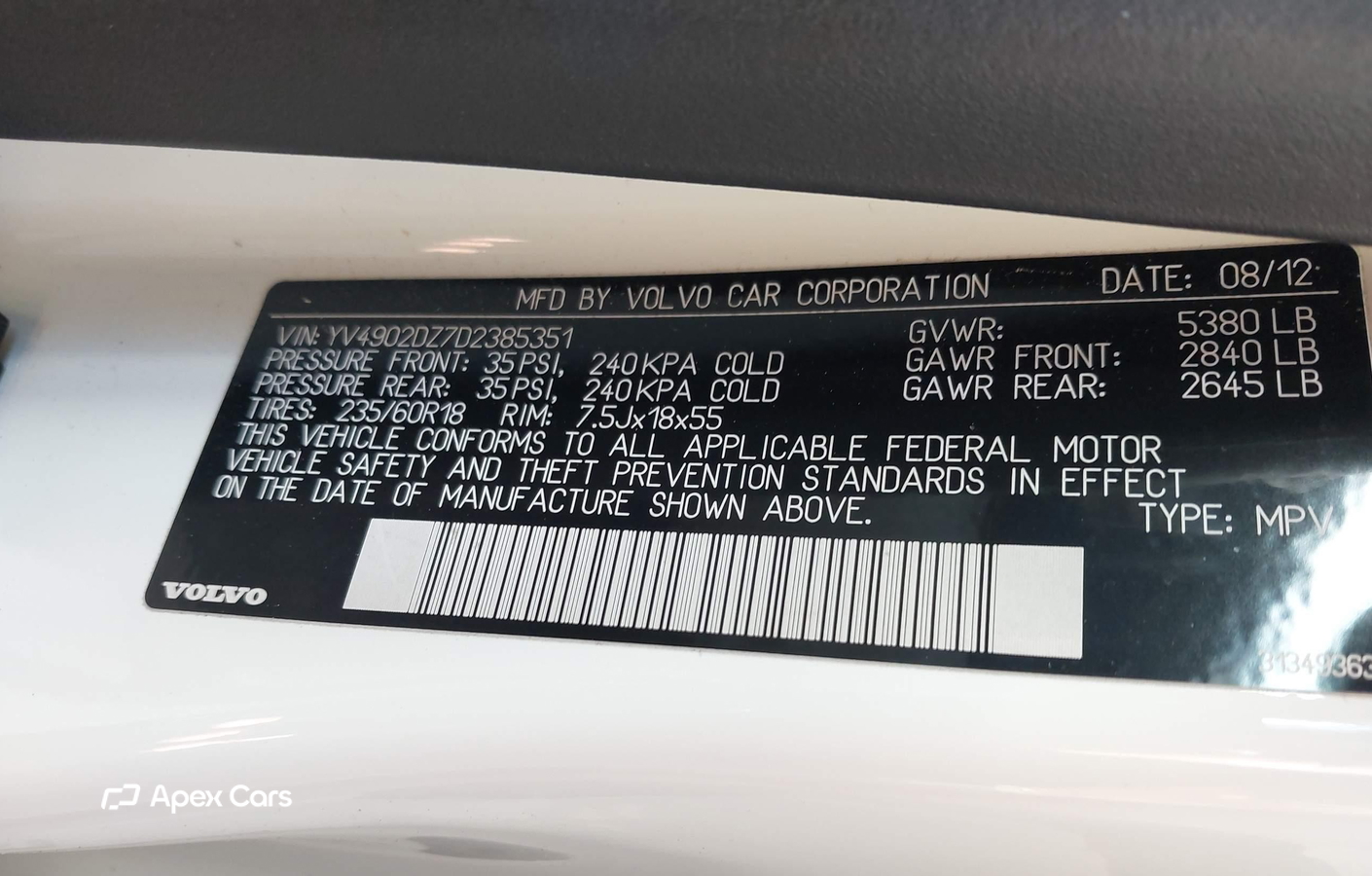 Volvo XC60 2013