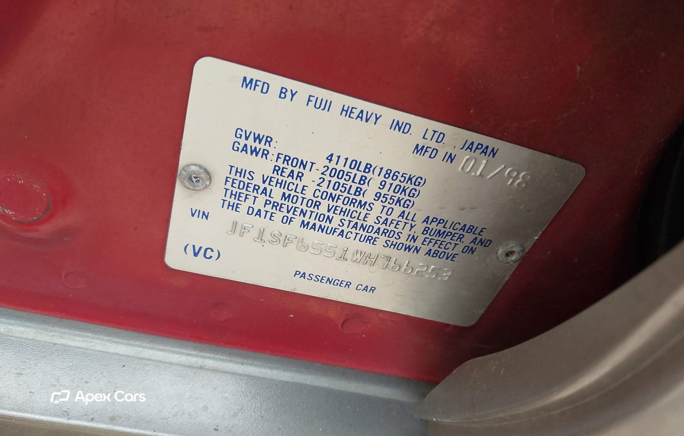 Subaru Forester 1998