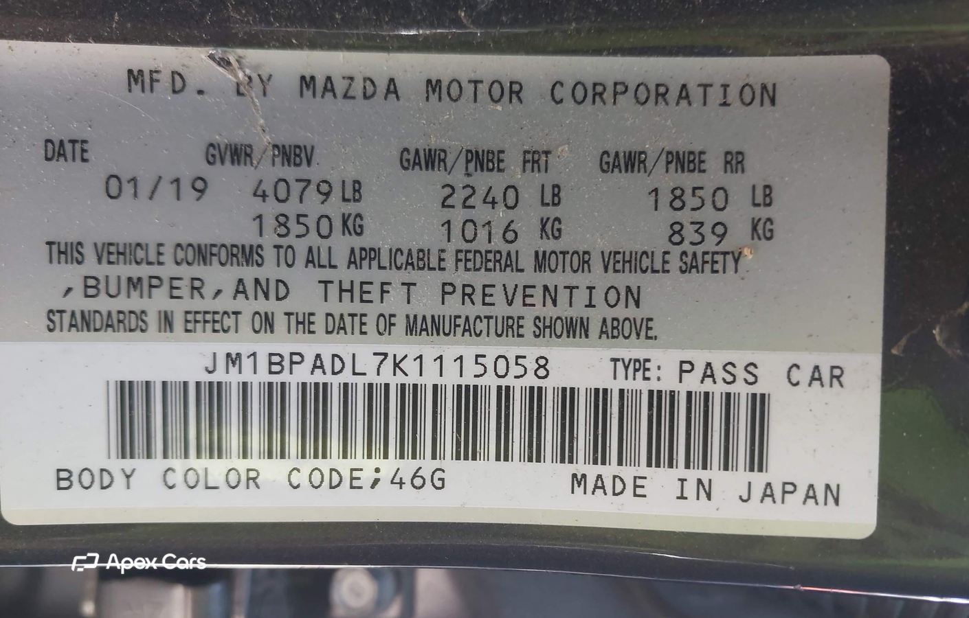 Mazda 3 2019