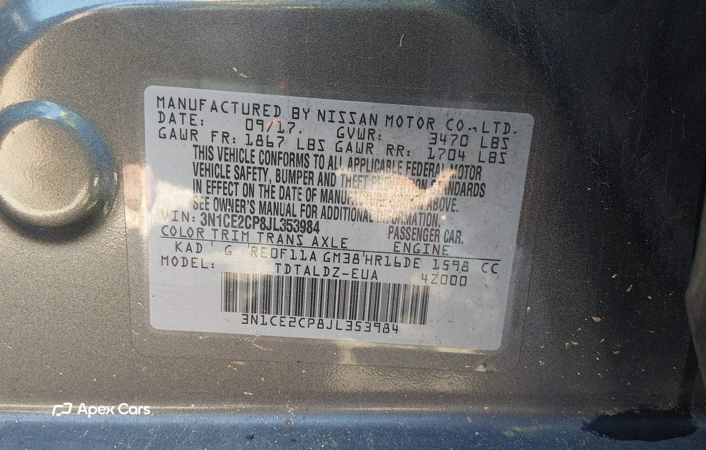Nissan Versa 2018