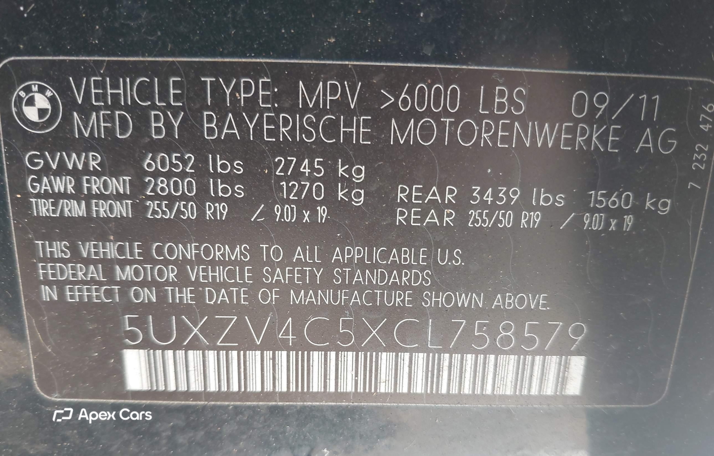 BMW X5 2012