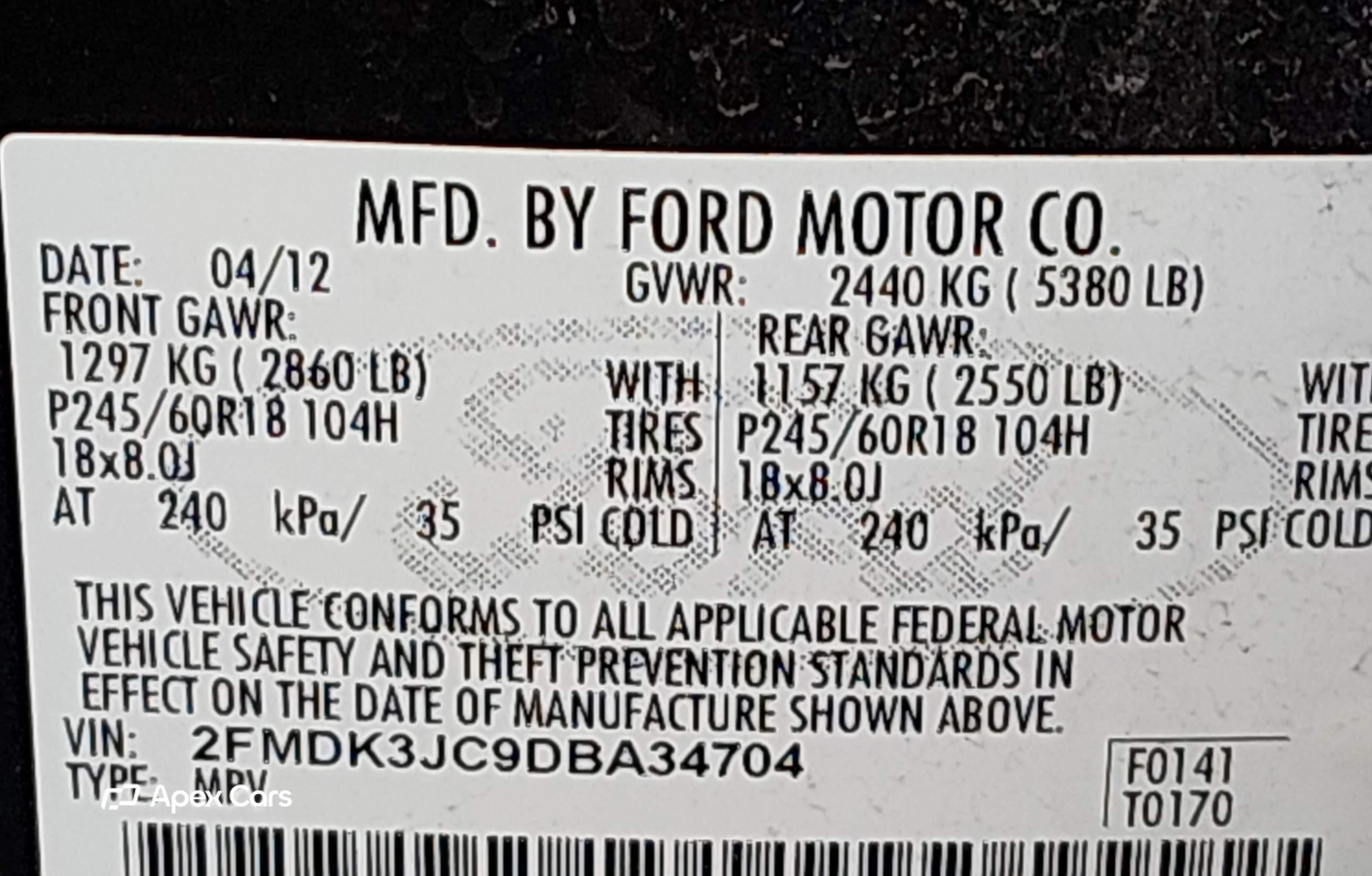 Ford Edge 2013
