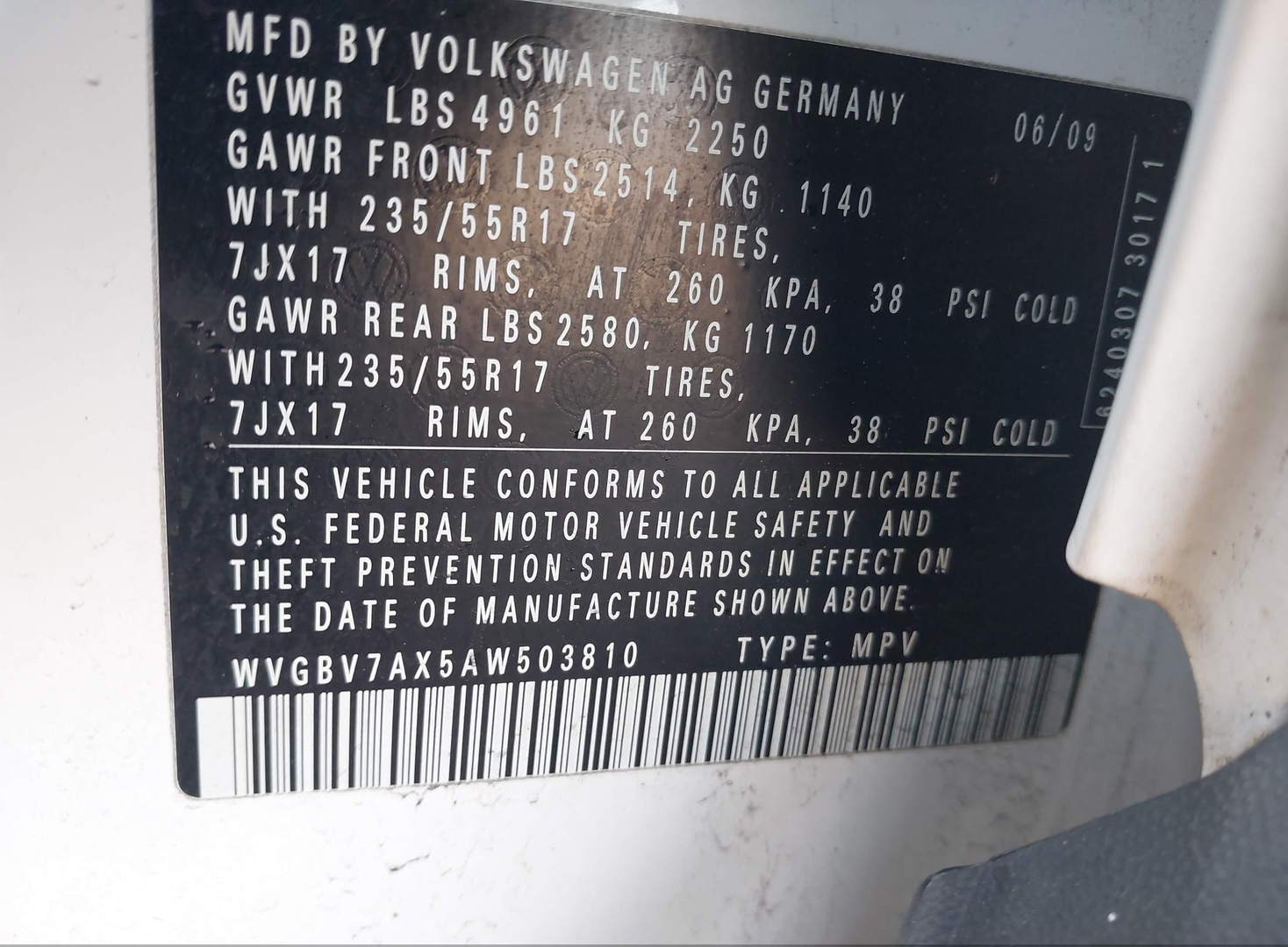 Volkswagen Tiguan 2010