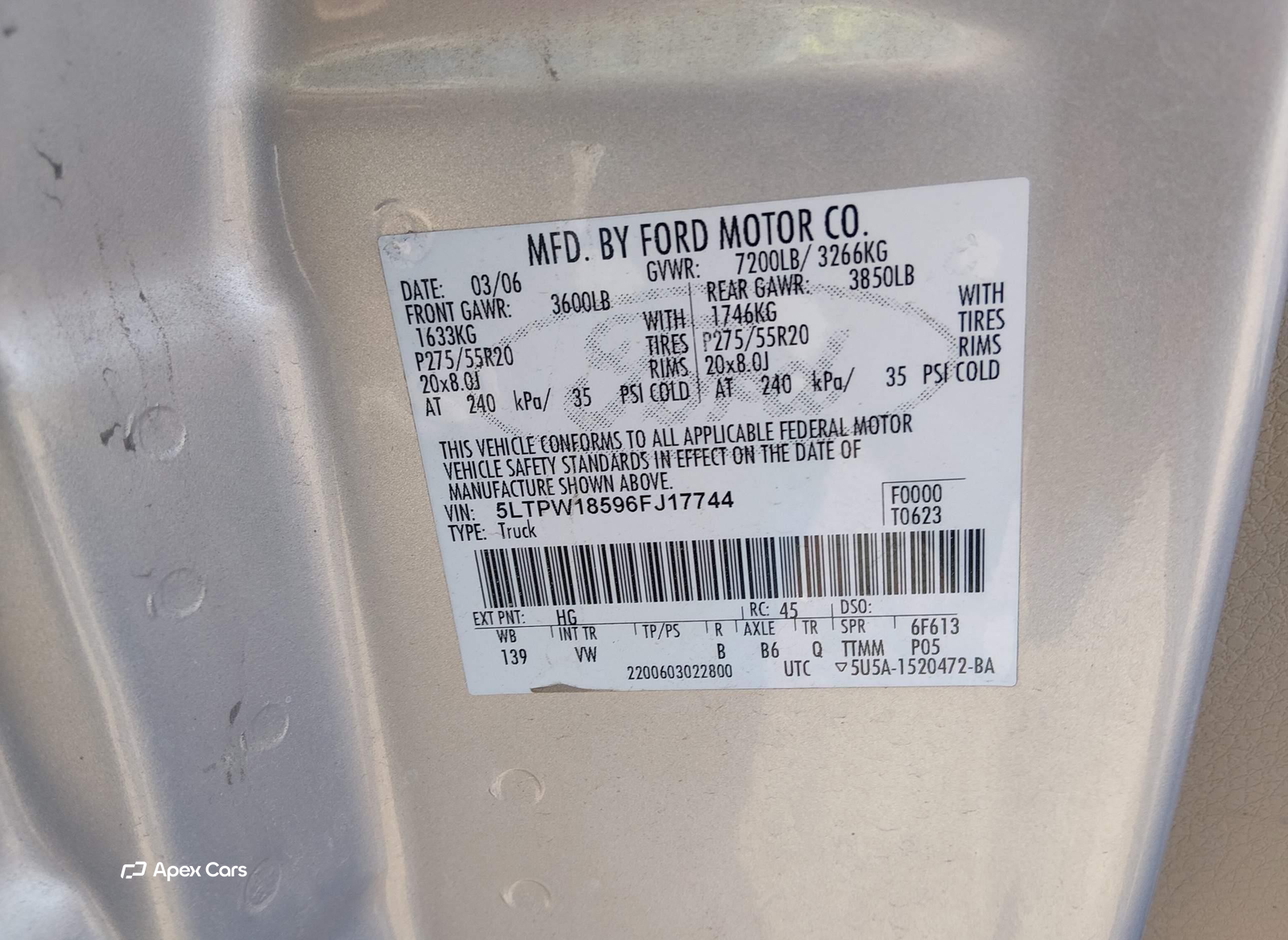 Lincoln Mark LT 2006