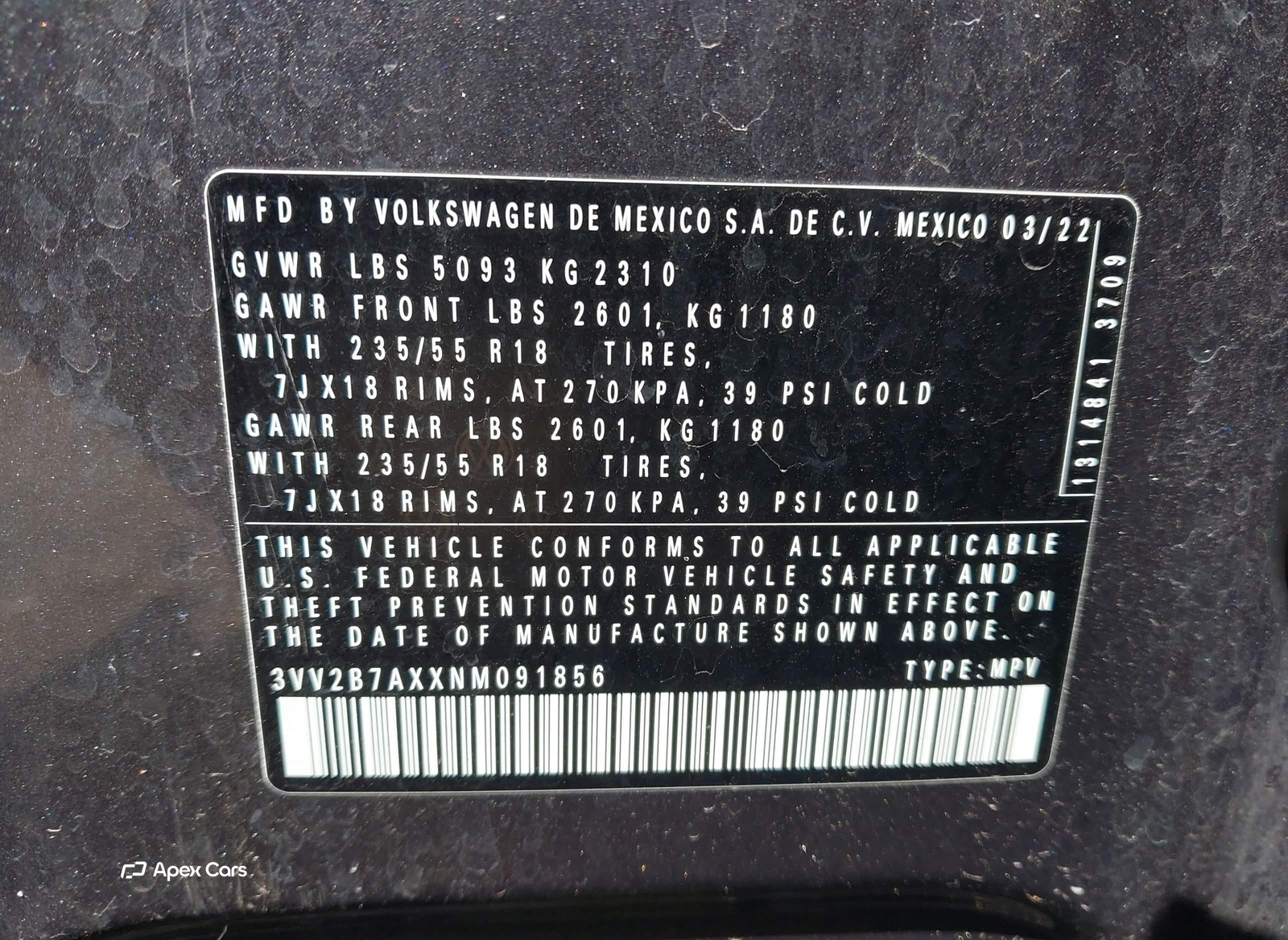 Volkswagen Tiguan 2022