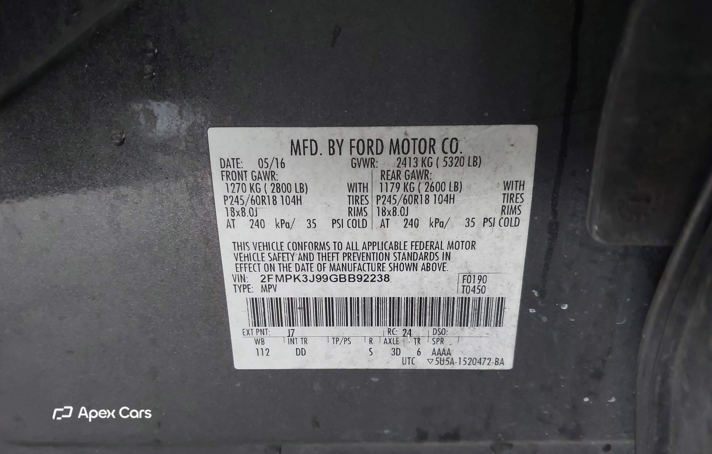Ford Edge 2016