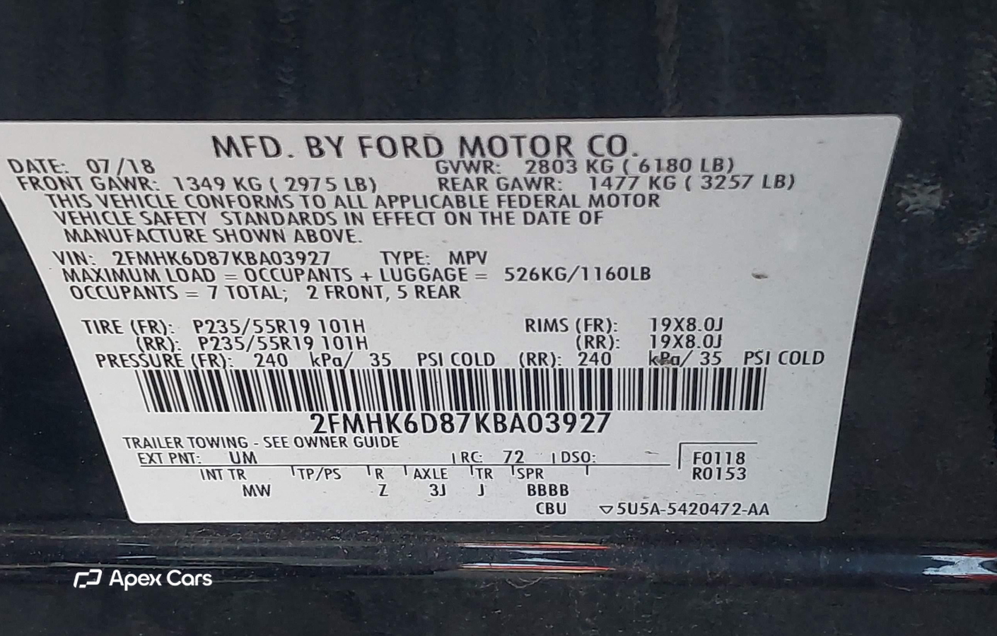 Ford Flex 2019