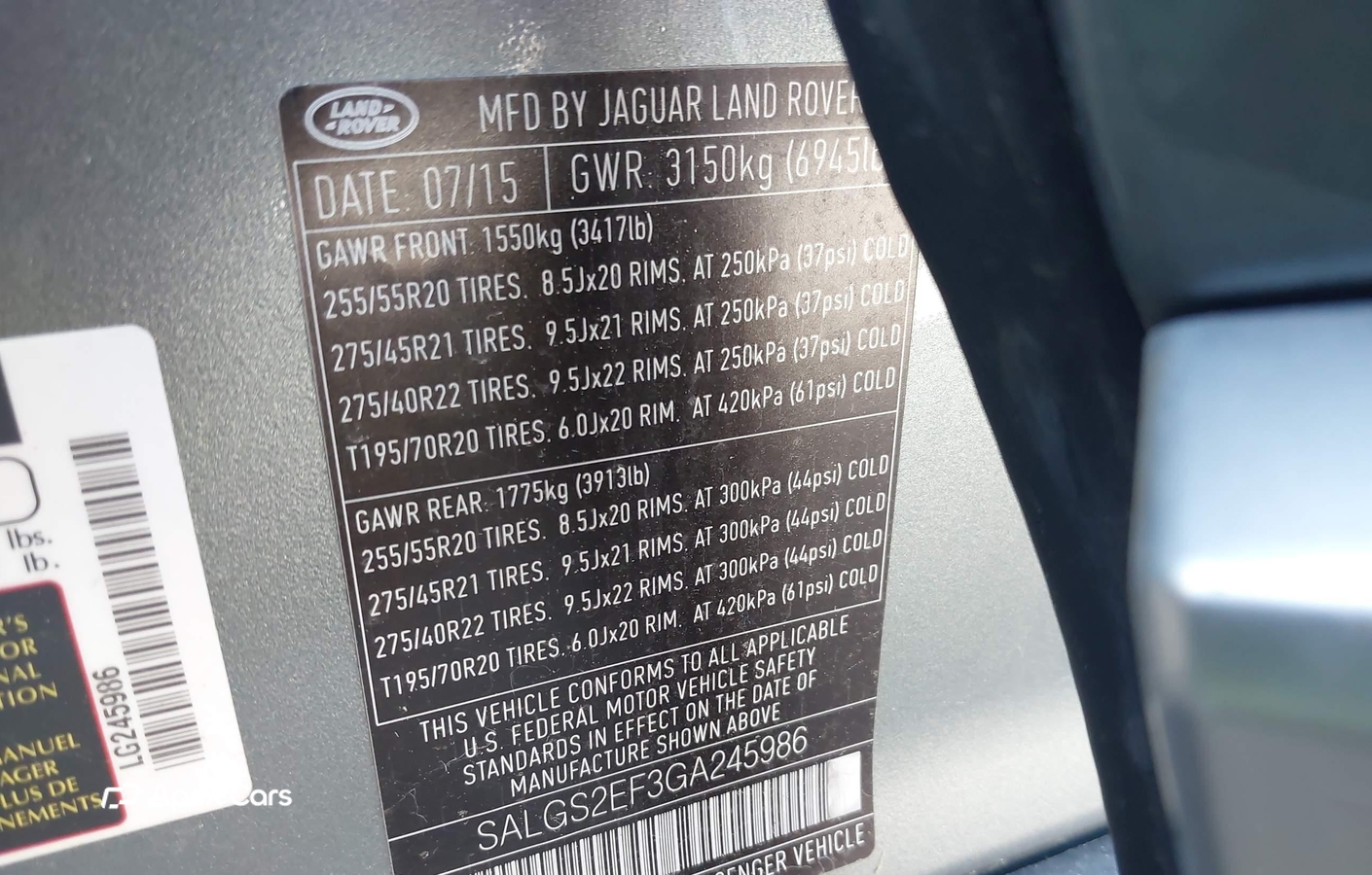 Land Rover Range Rover 2016