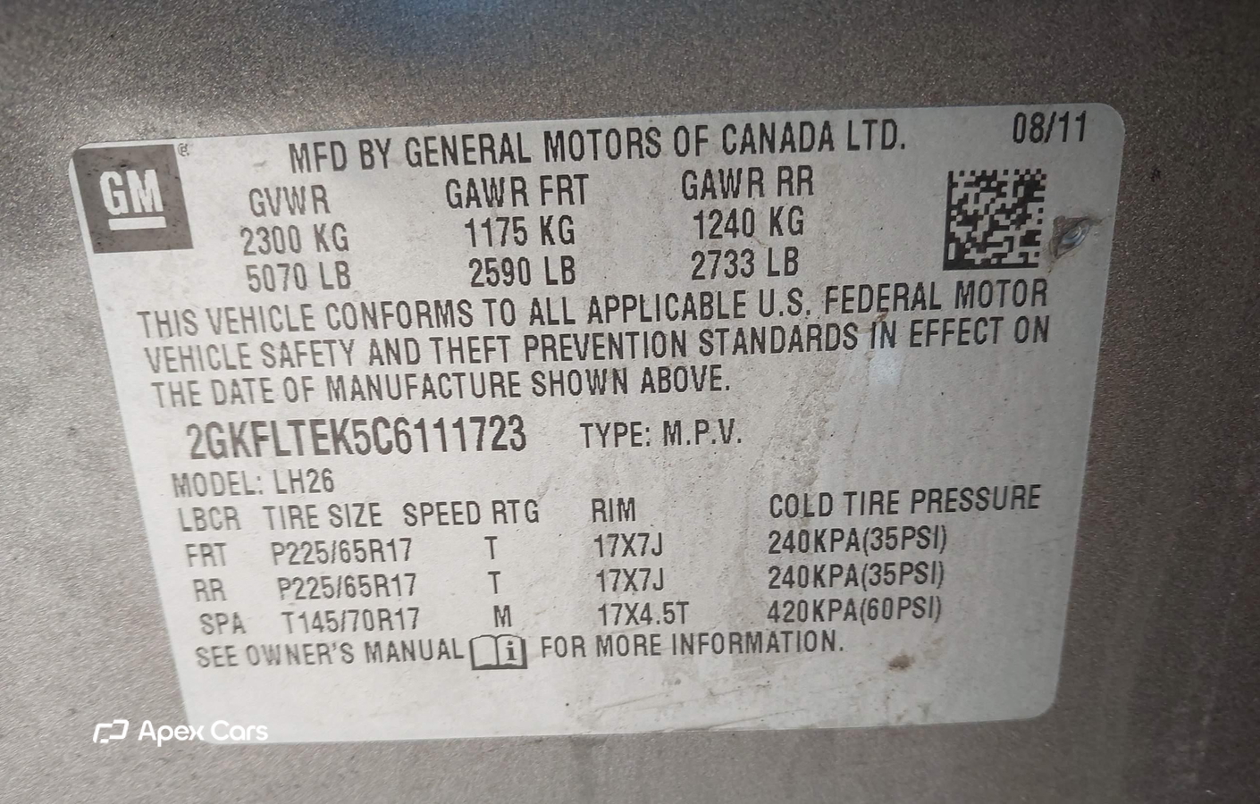 GMC Terrain 2012