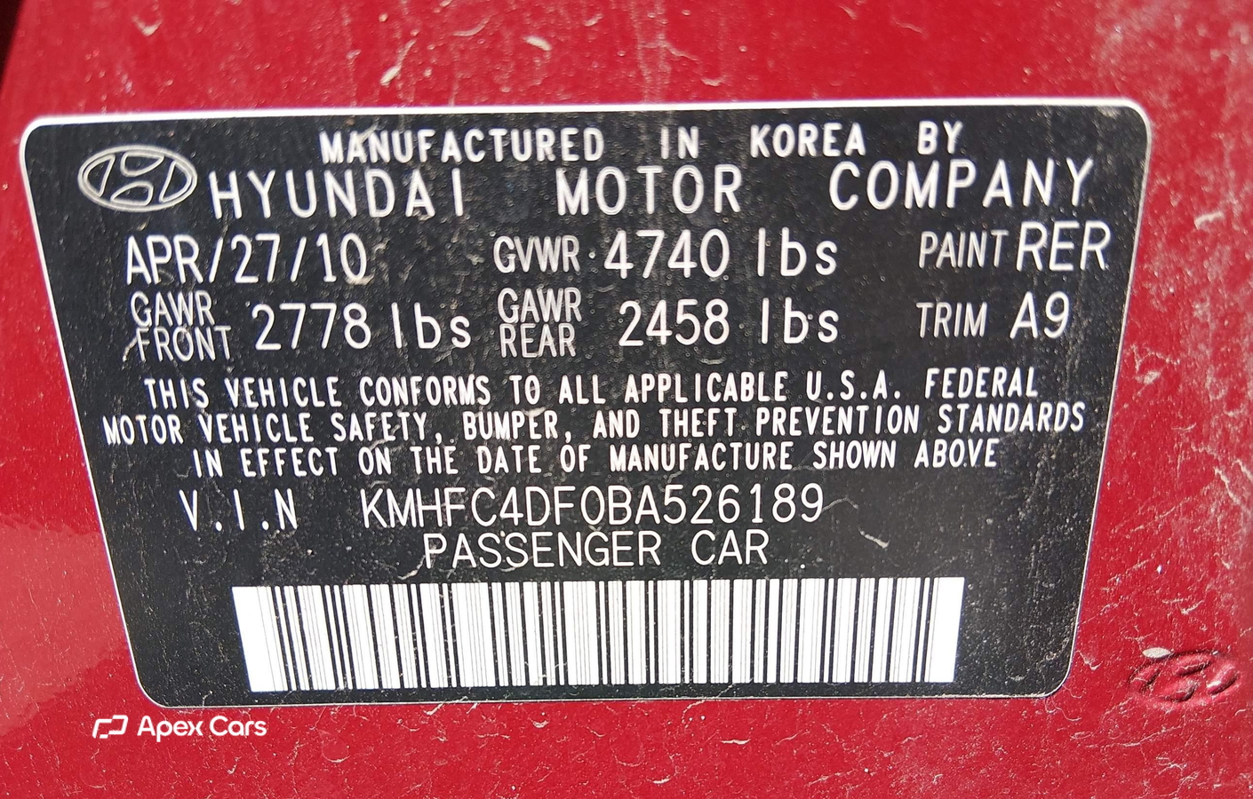 Hyundai Azera 2011