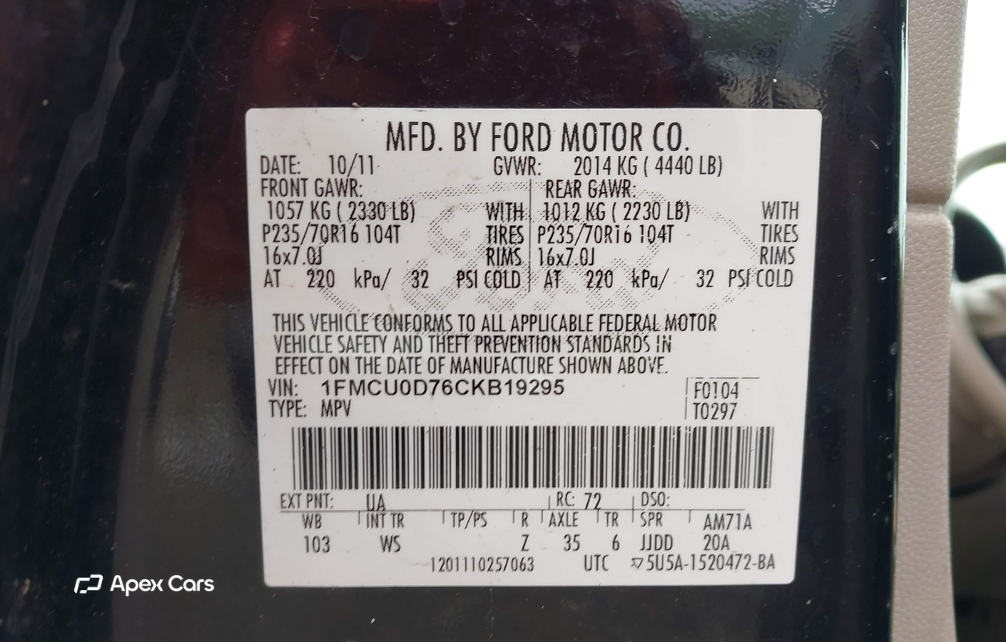 Ford Escape 2012