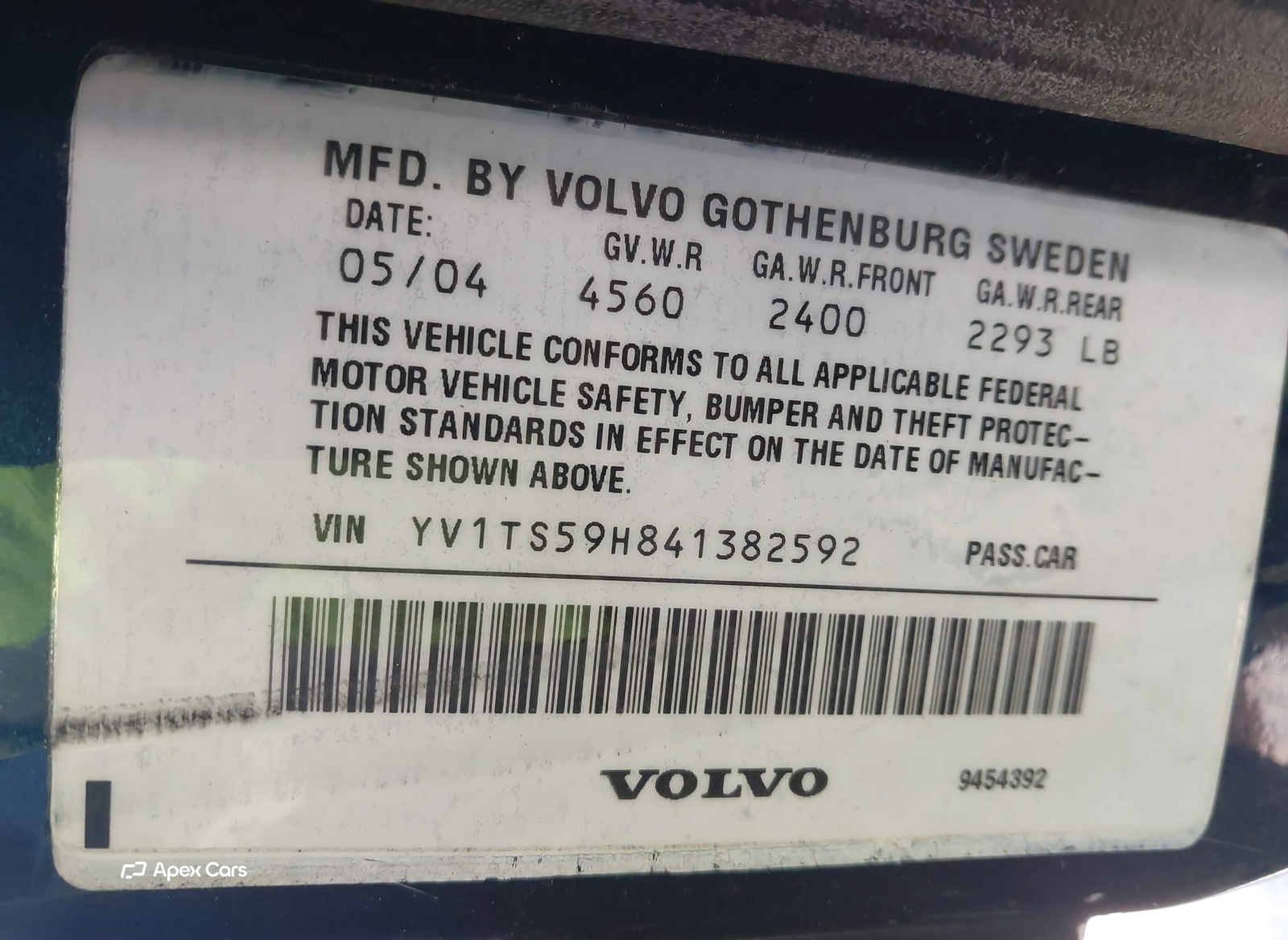 Volvo S80 2004