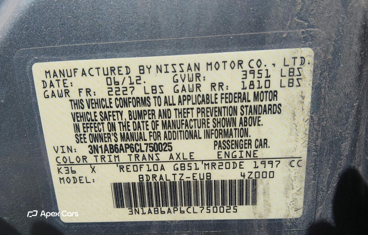 Nissan Sentra 2012