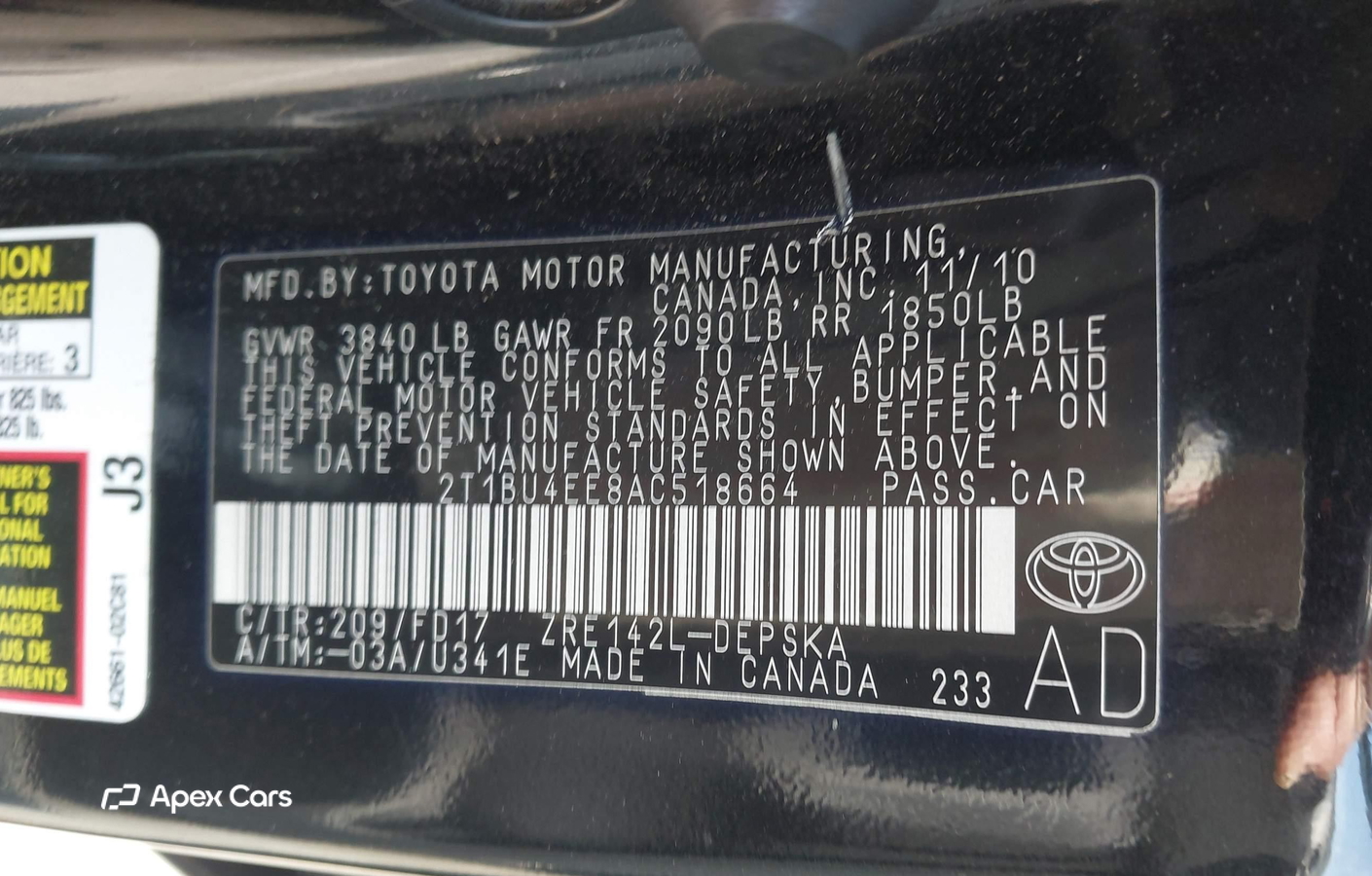 Toyota Corolla 2010
