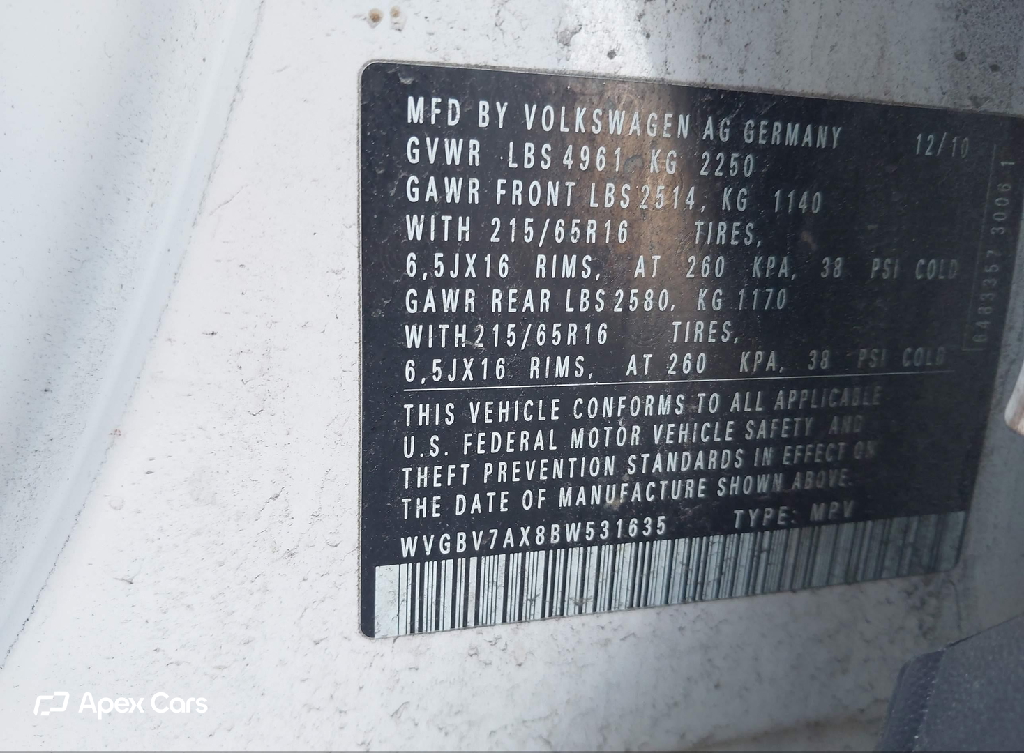 Volkswagen Tiguan 2011