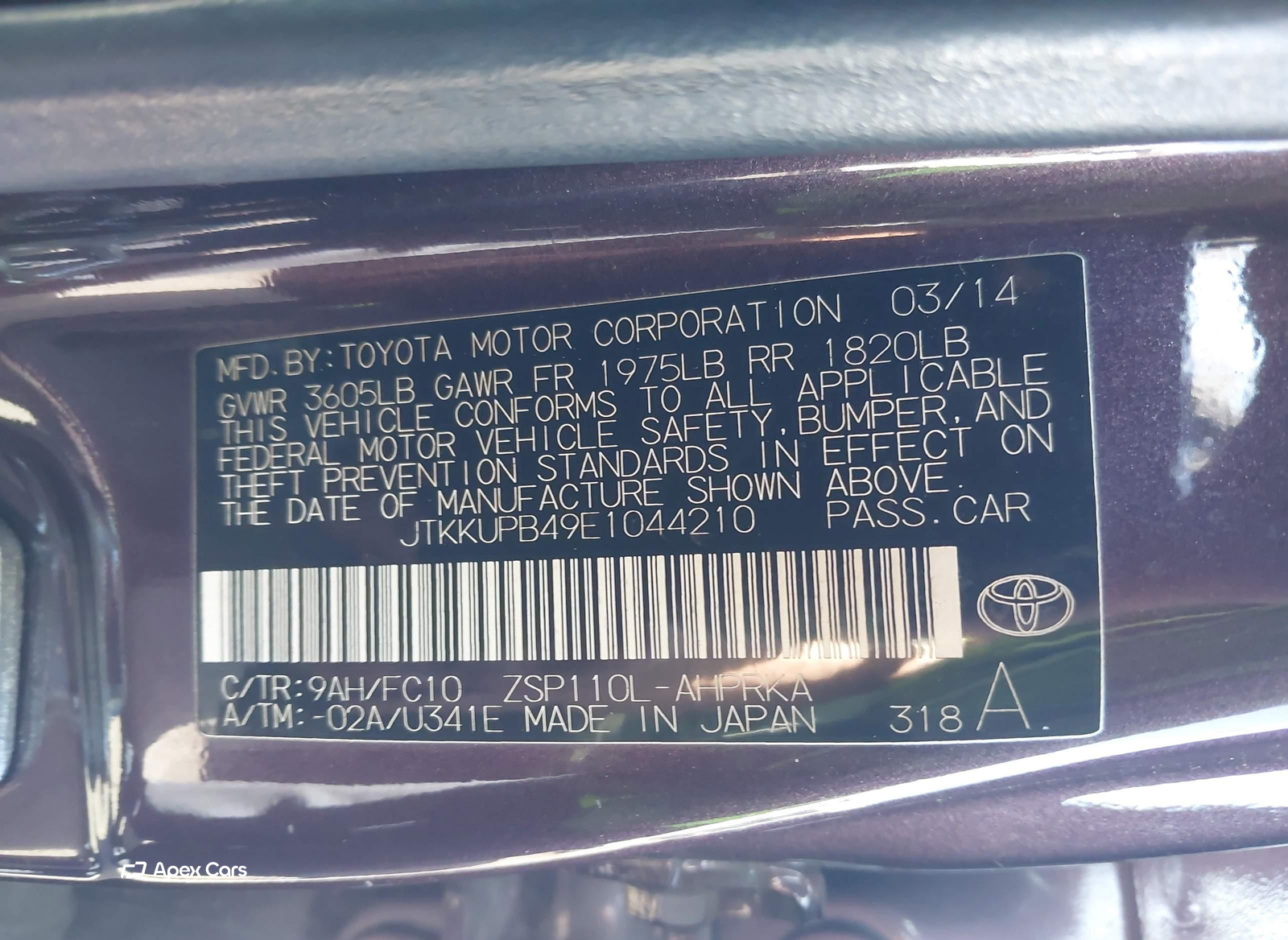Scion xD 2014