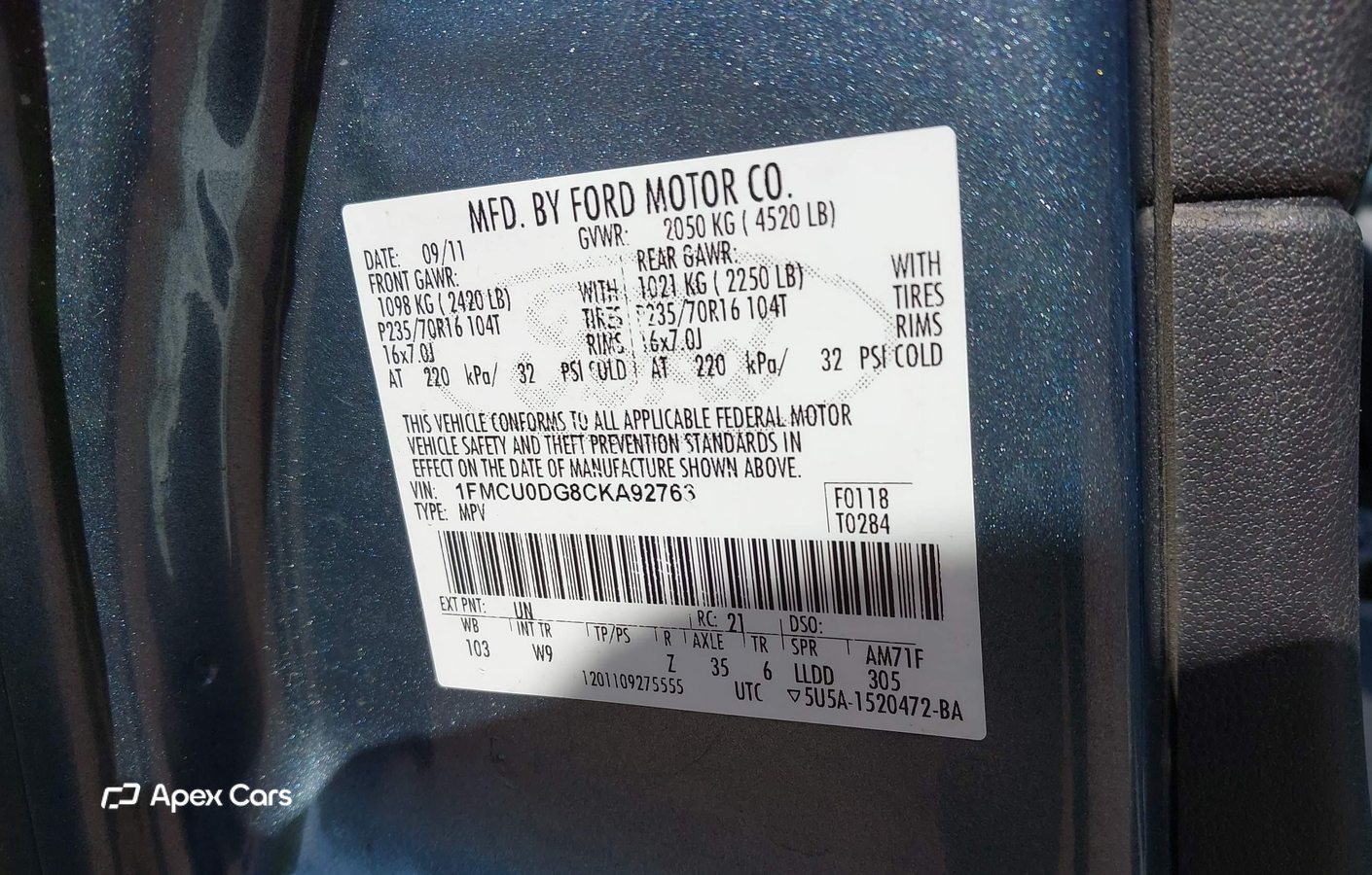 Ford Escape 2012