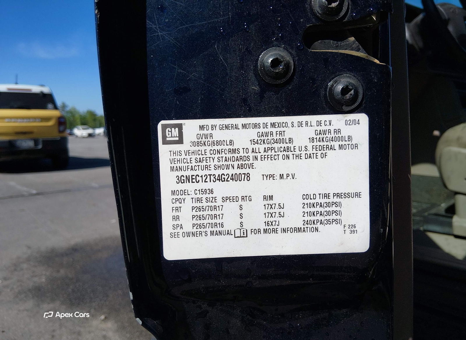 Chevrolet Avalanche 2004