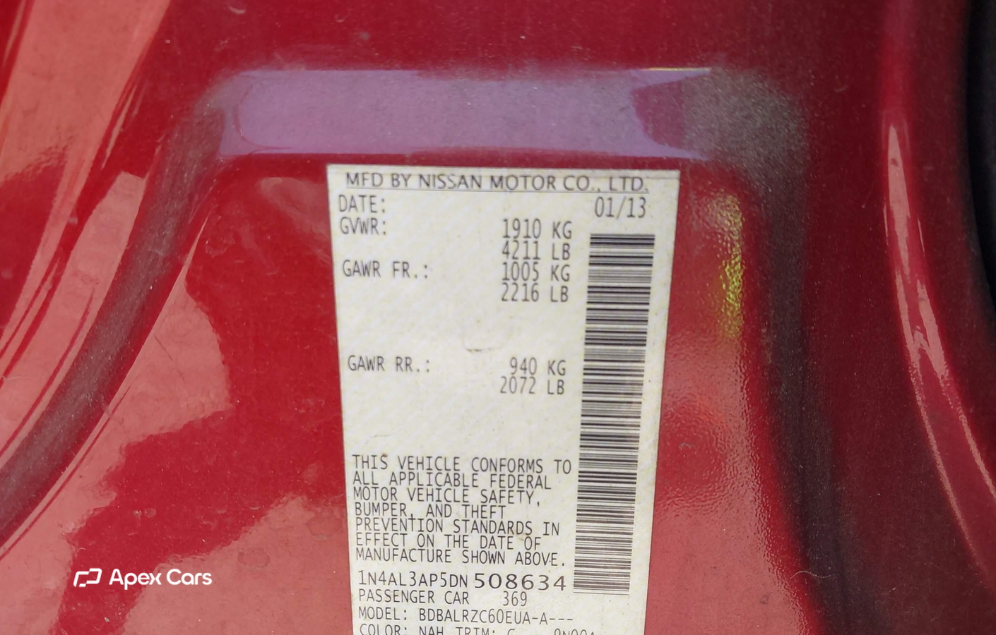 Nissan Altima 2013