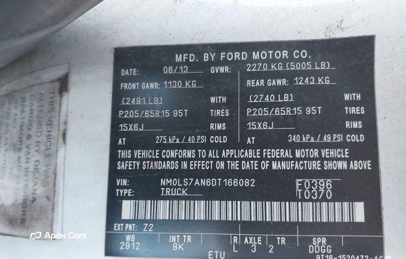 Ford Transit 2013