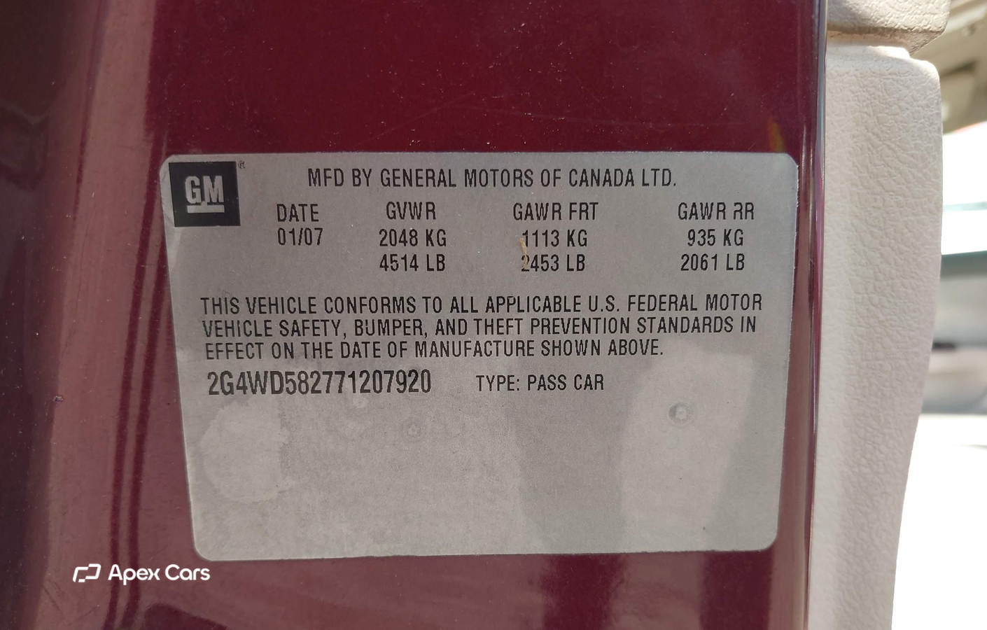 Buick LaCrosse 2007