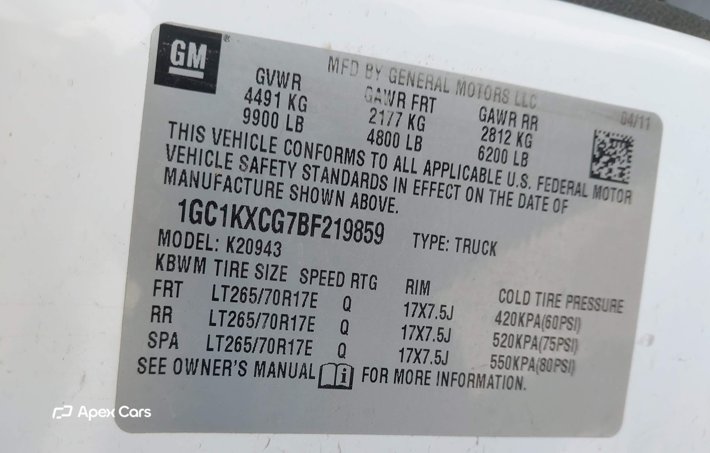 Chevrolet Silverado 2011