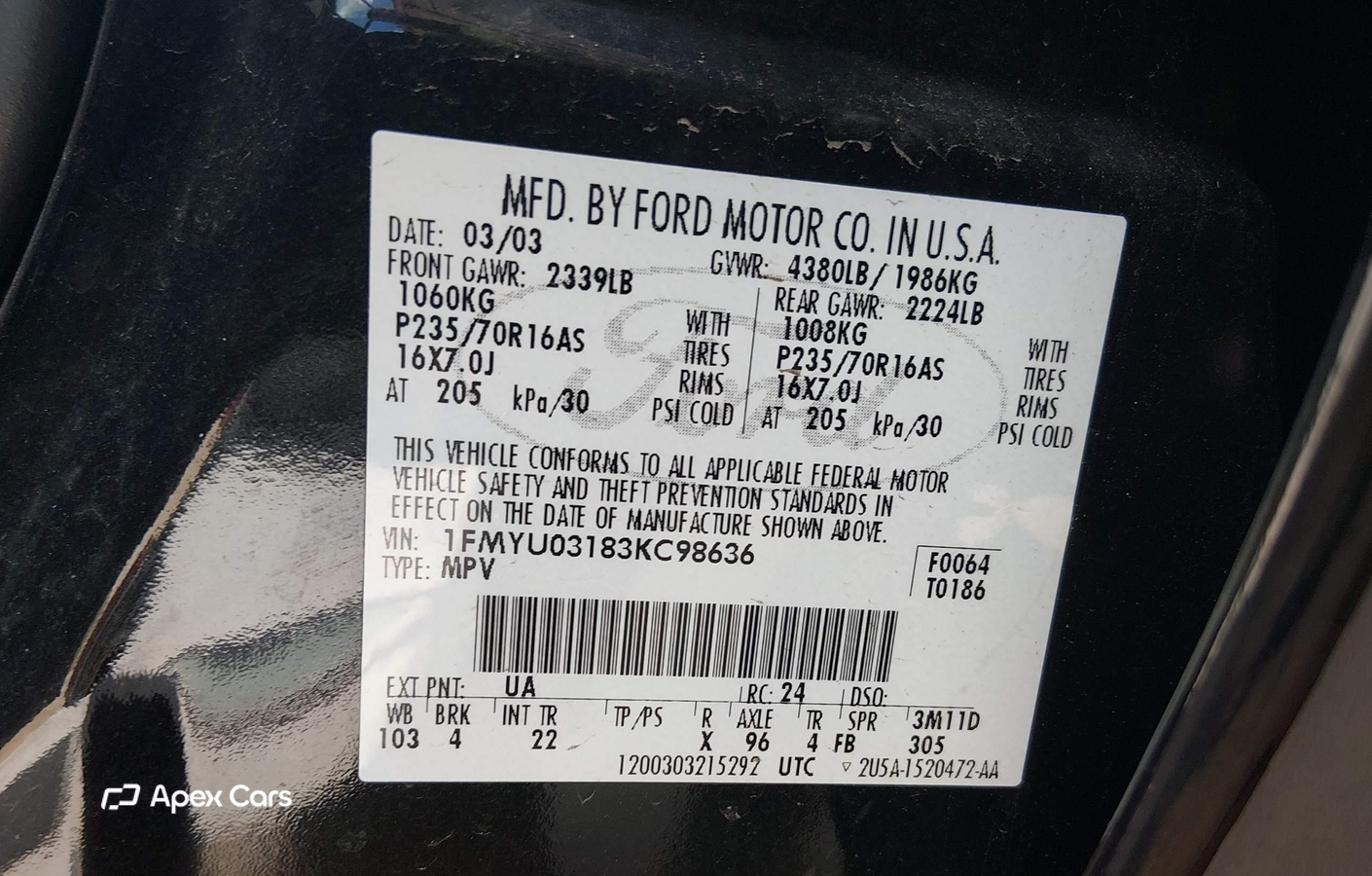 Ford Escape 2003