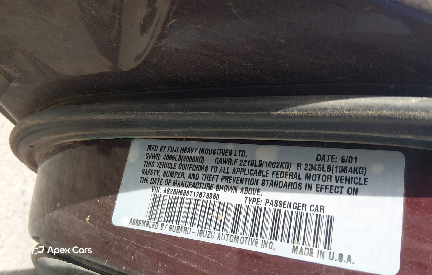 Subaru Outback 2001