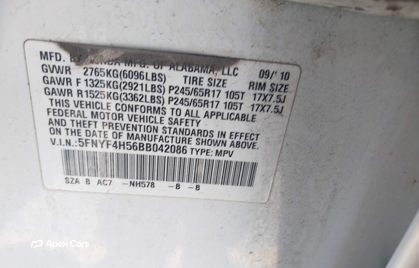 Honda Pilot 2011