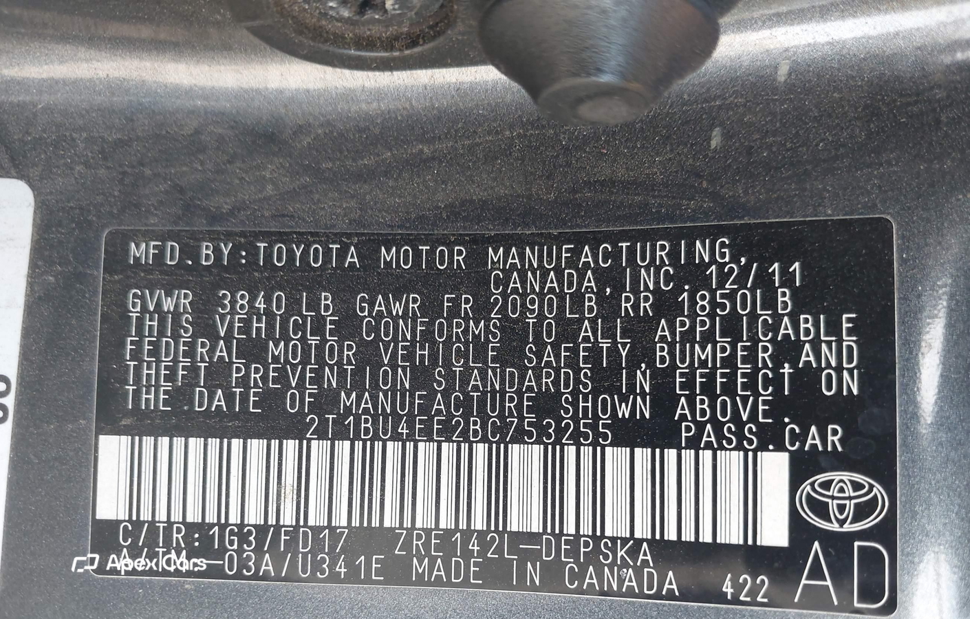 Toyota Corolla 2011