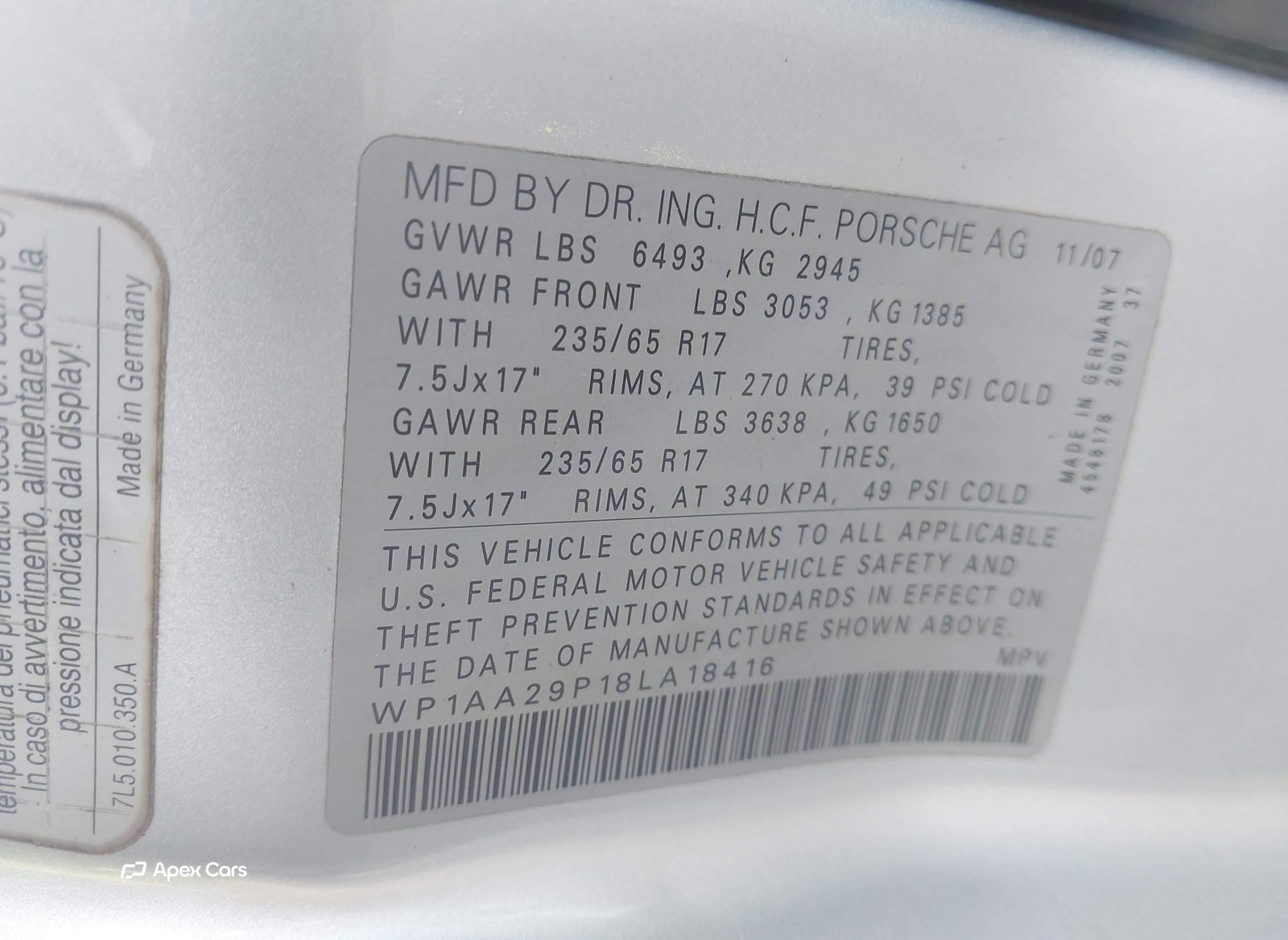 Porsche Cayenne 2008