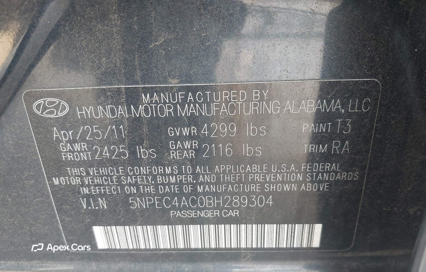 Hyundai Sonata 2011