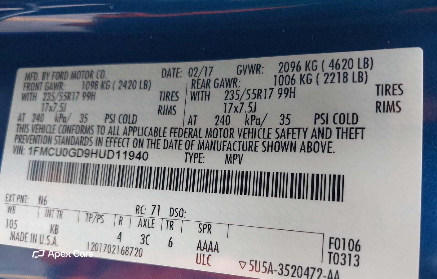 Ford Escape 2017