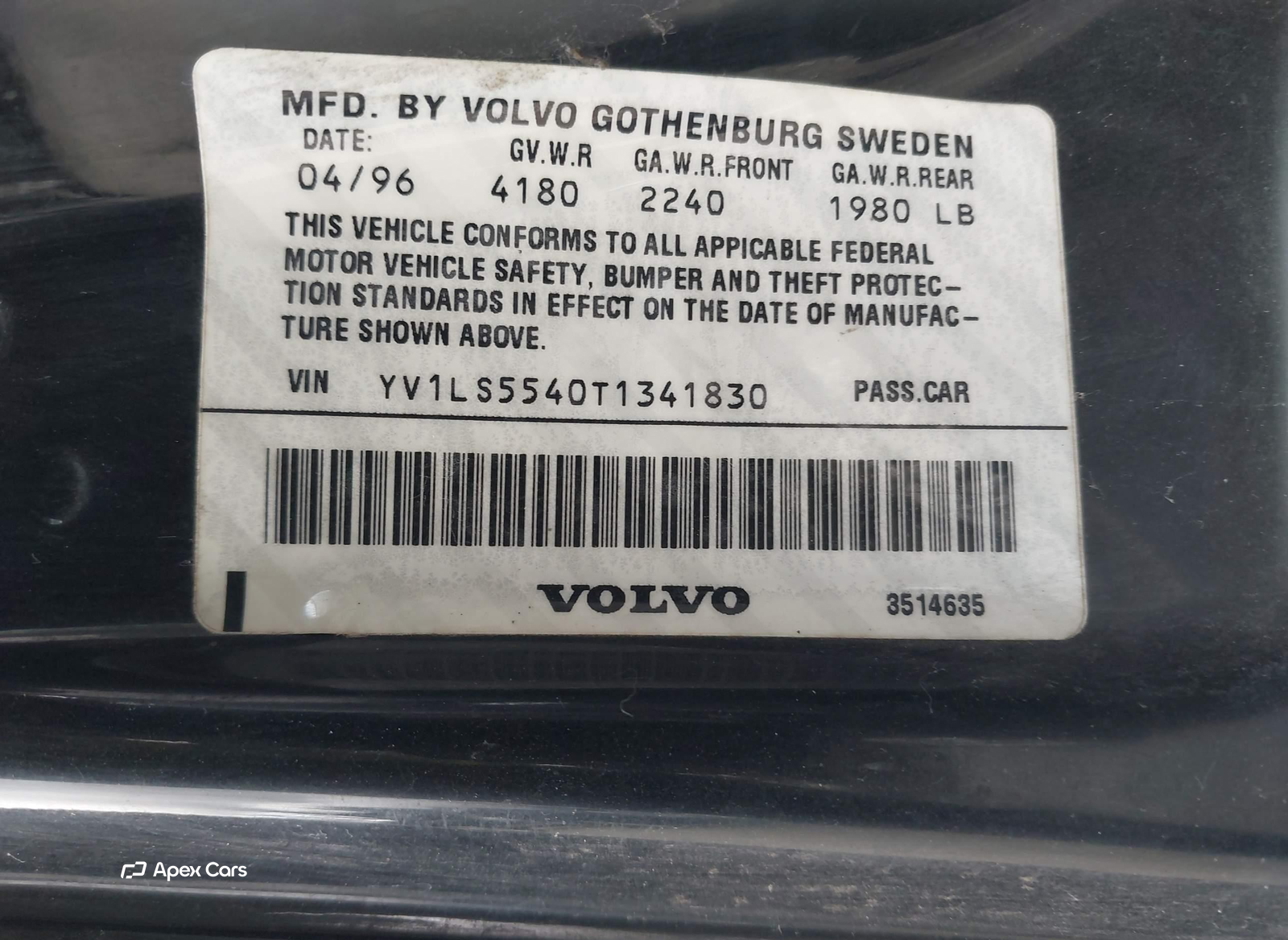 Volvo 850 1996